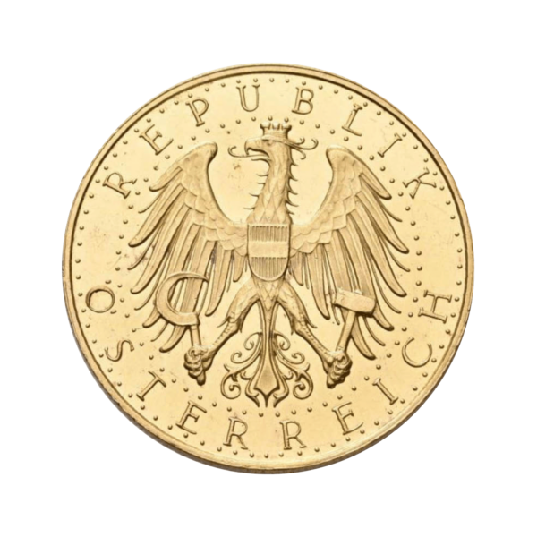 Österreich 1. Republik | 100 ATS (1926-1931) | Goldmünze – Bild 2