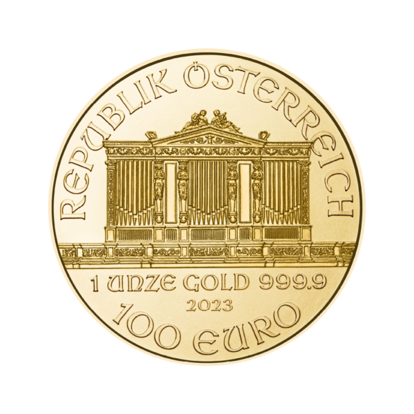 Goldmünze | Wiener Philharmoniker EUR | 1 Unze | 2023