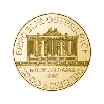 Zlatá minca | Vienna Philharmonic ATS | 1 unca