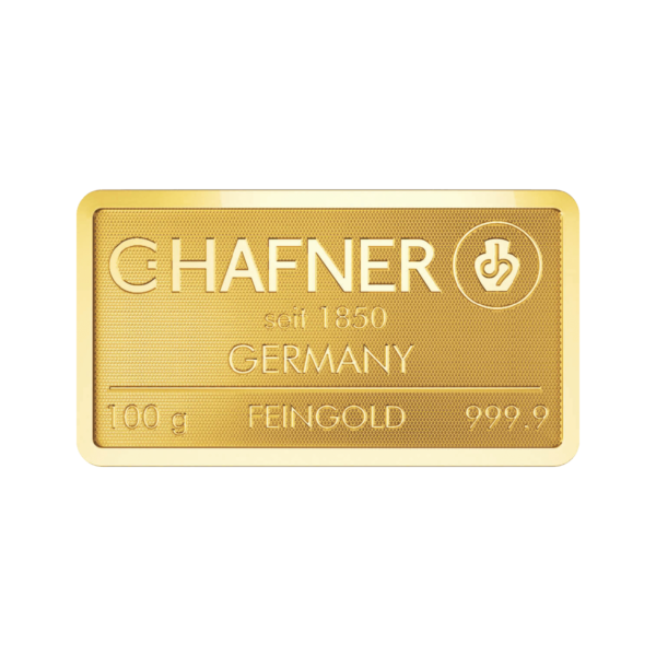 C.Hafner | 100 Gramm | Goldbarren