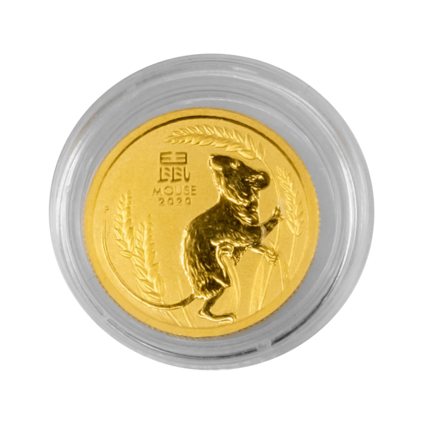 "Die Maus" 2020 | Australische Lunar Serie 3 | 1/10 Unze | Goldmünze