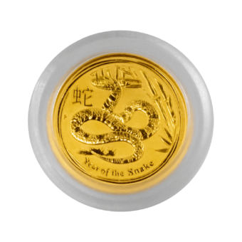 "Die Schlange" 2013 | Australische Lunar Serie 2 | 5 Dollar | Goldmünze