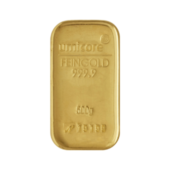 Umicore | 500 Gramm | Goldbarren