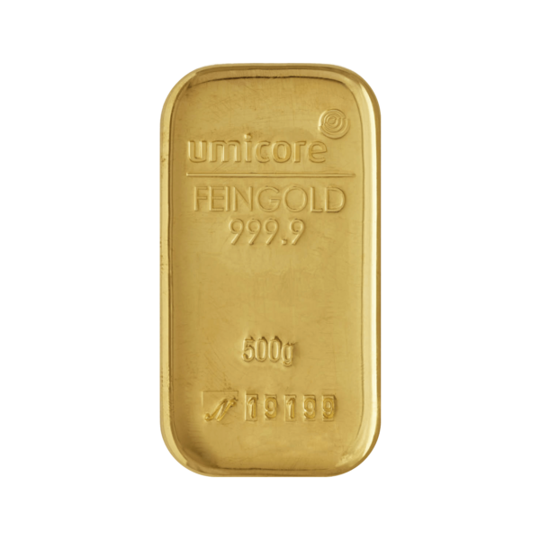 Umicore | 500 Gramm | Goldbarren