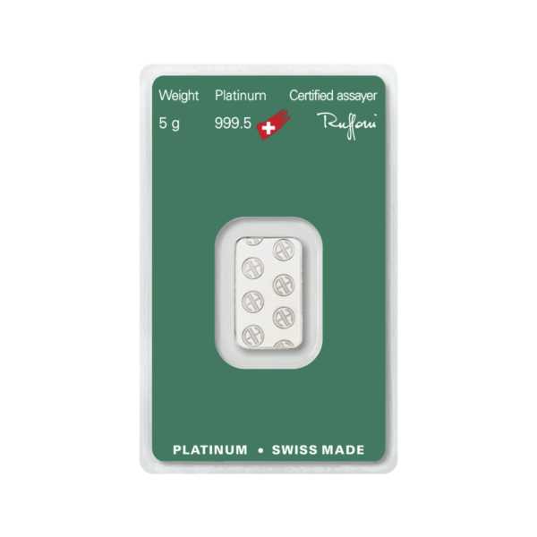 Argor Heraeus | 5 Gramm | Platinbarren – Bild 2