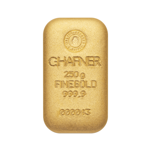 Gold Bar | 250 Gram | C.Hafner