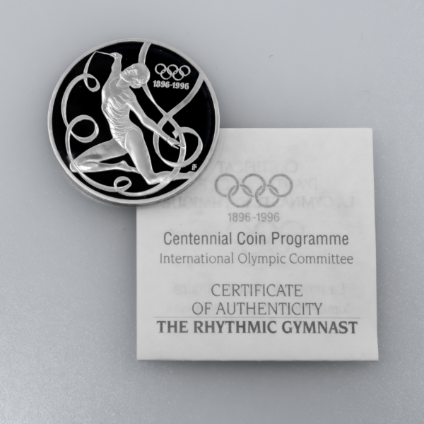 Silver coin "Artistic gymnast