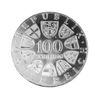 Gümüş 100 ATS Avusturya (1974-1979) 2. Cumhuriyet