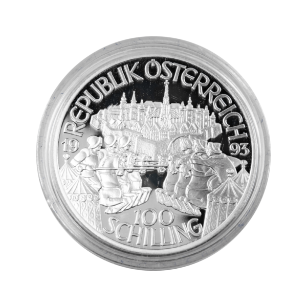 100 Schilling Gedenkmünze „Leopold I.“ 1993