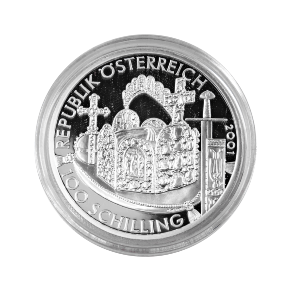 100 Schilling Gedenkmünze „Das Heilige Römische Reich“ 2001