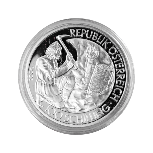 Памятная монета номиналом 100 шиллингов "Кельты" 2000 года
