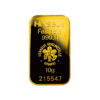 Heraeus Gold Bar 10g