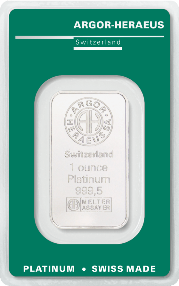 Argor Heraeus Platinum Bars