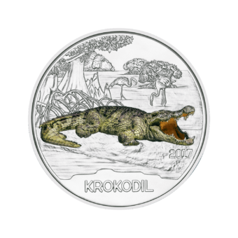 3 Euro Animal Thaler "Crocodile