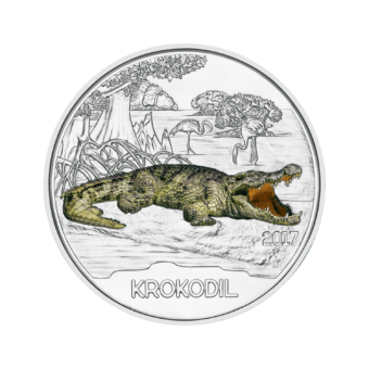 3-Euro-Tier-Taler „Krokodil“