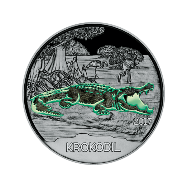 3-Euro-Tier-Taler „Krokodil“