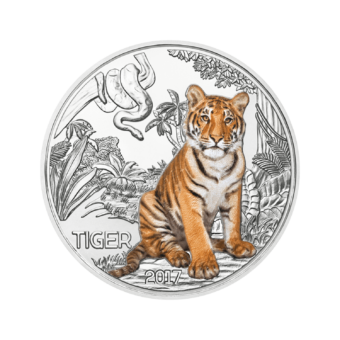 3 Euro animal thaler "Tiger