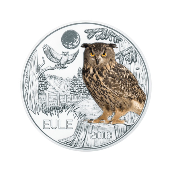 3 Euro animal thaler "Owl