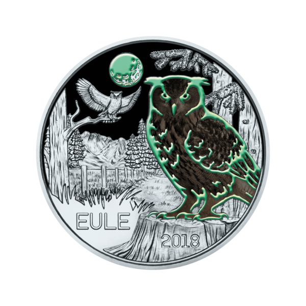 3-Euro-Tier-Taler „Eule“