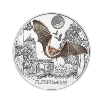 3 Euro Animal Thaler "Bat