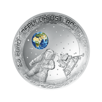 Silbermünze „50 Jahre Mondlandung“