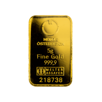 Austria Mint Gold Bar Kinebar 5g
