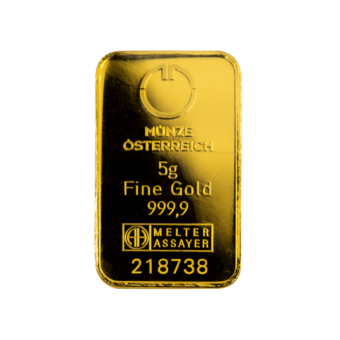 Austrian Mint Gold Bar Kinebar 5g