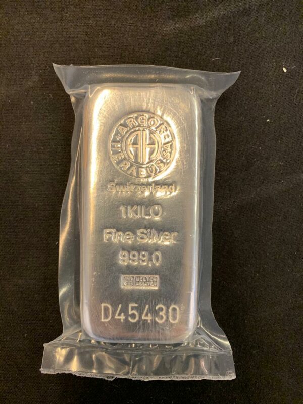 Argor Heraeus Silver Bar 1000g