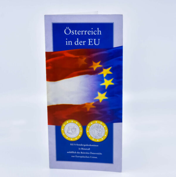 500 ATS Bimetallmünze "Österreich in der EU