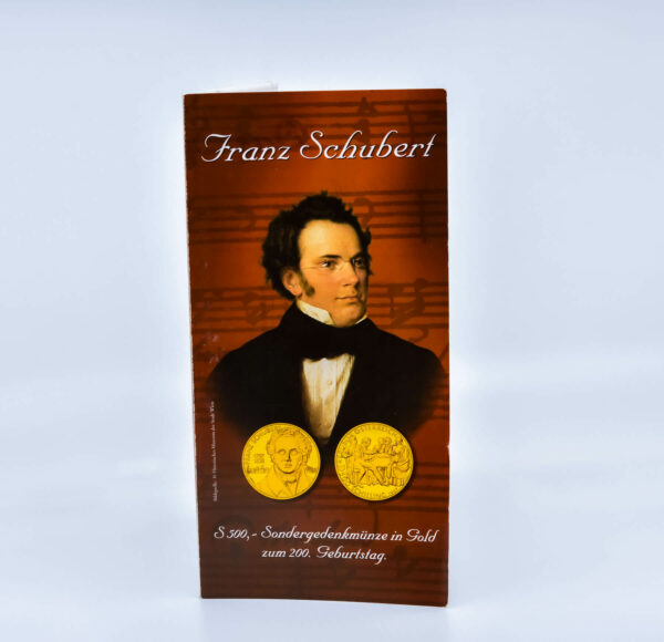 Goldmünze "Franz Schubert"