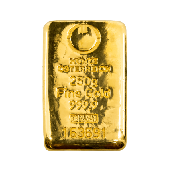 Zlatá tyčinka Rakúskej mincovne 250g
