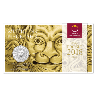 Novoročná minca 2018 "Lion Power