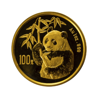 China Panda 1 Unze (1995) Small Date