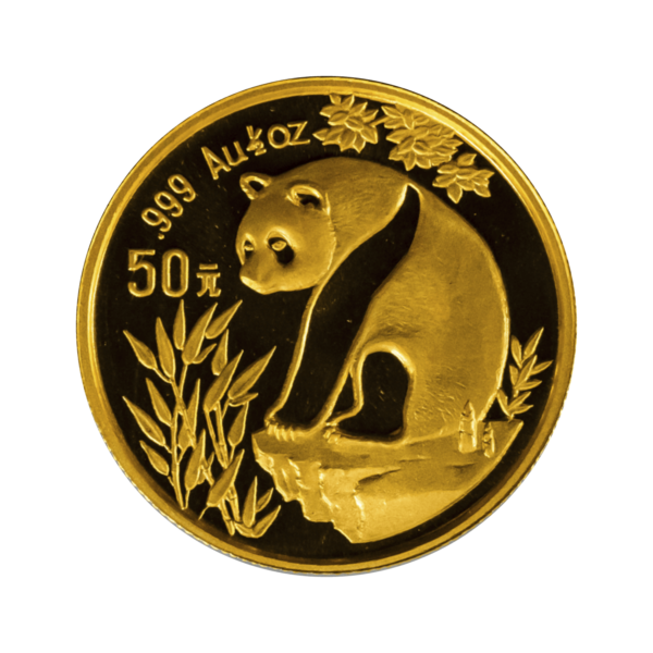 China Panda 1/2 Ounce (1993) Large Date