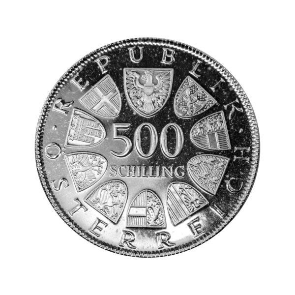 500 ATS silver coin