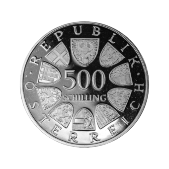 500 ATS silver coin