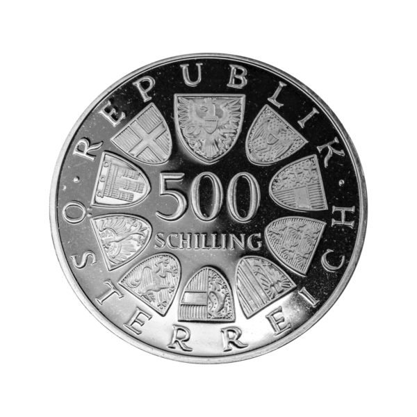 500 ATS silver coin