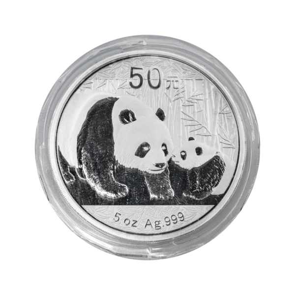 Серебряная монета Китай Панда