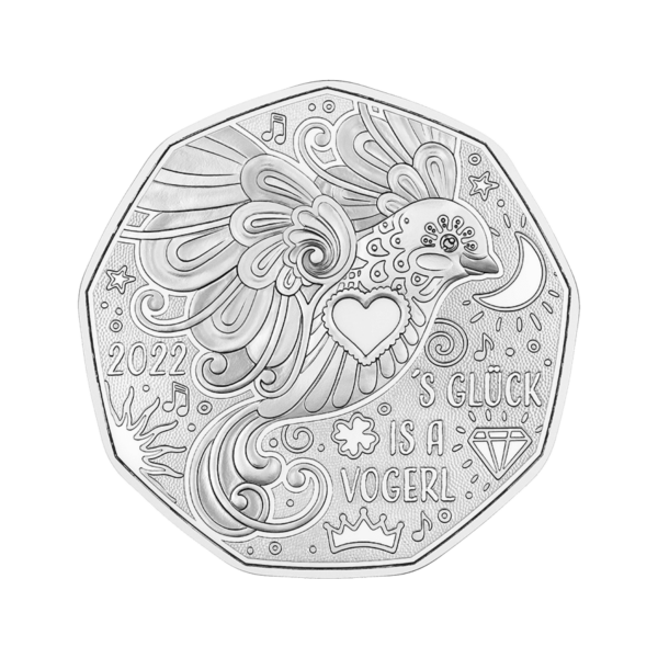 Silver coin New Year Coin 2022