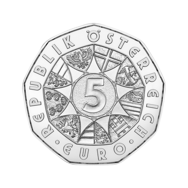 Silbermünze Neujahrsmünze 2022 Rückseite