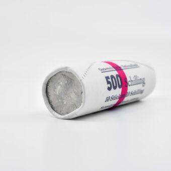 10 ATS Silber (640 fein) Münzrolle 50 Stk. je 7,5g