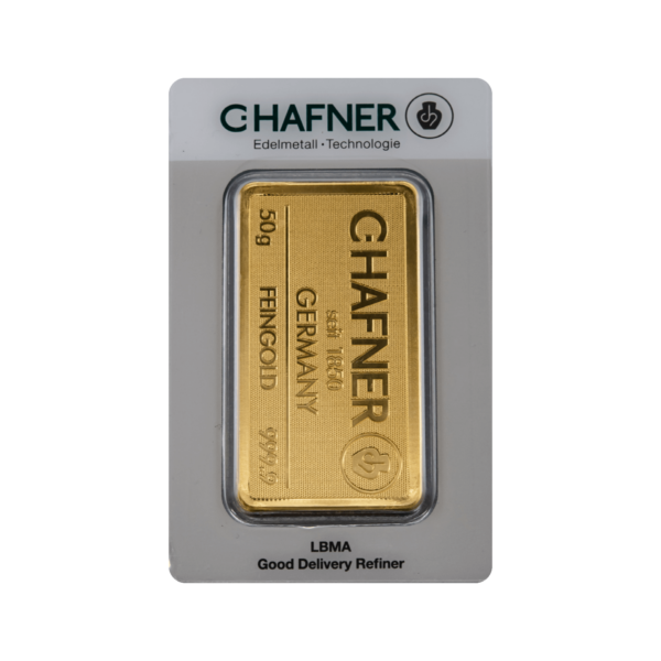 C.Hafner Gold Bar 50g