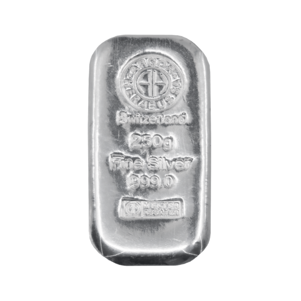 Gümüş Çubuk Argor Heraeus 250 gram