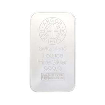 Silver bar Argor Heraeus 1 ounce