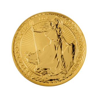 Zlatá minca Britannia 1 unca