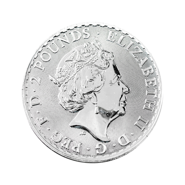 Strieborná minca Britannia 1 unca s diferenciálnou daňou