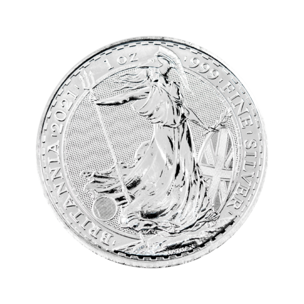 Strieborná minca Britannia 1 unca s diferenciálnou daňou