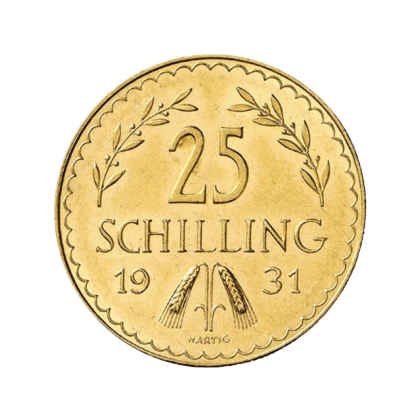 Золото 25 шиллингов 1931 года