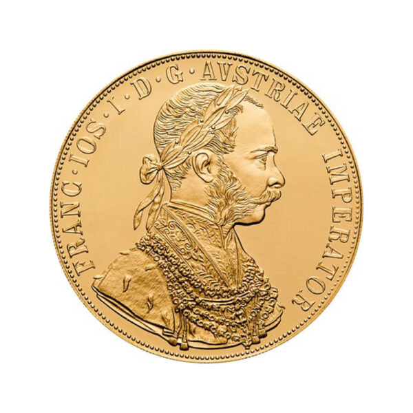 Golddukaten 4 Fach Dukaten Goldmünze Österreich Vorderseite