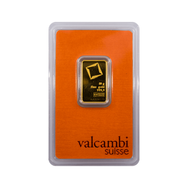 Gold bar 10g Valcambi